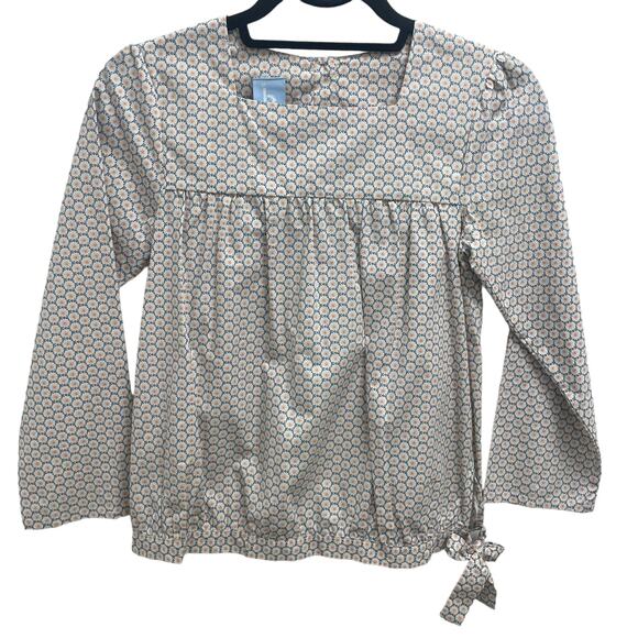Bella Bliss Square Neck Long Sleeve Floral Blouse Girl’s 12 - Picture 1 of 7